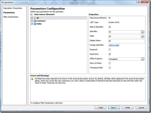 Sharepoint foundation Business Connectivity Services