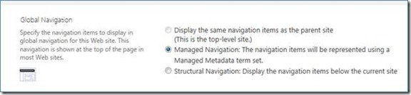 Sharepoint 2013 navigation