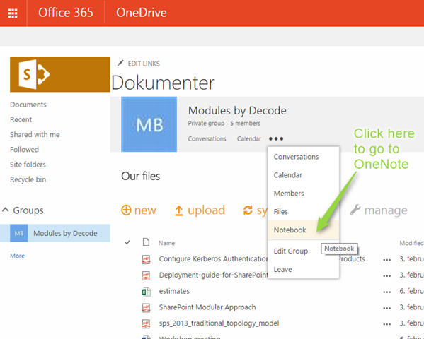 Office 365 Groups gets OneNote integration