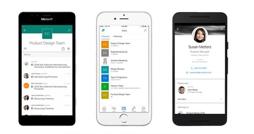 Microsoft soon to release SharePoint apps for iOS, Android and Windows 10